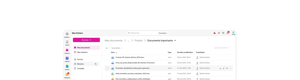 Aperçu de l'interface Mes fichiers Hexagone
