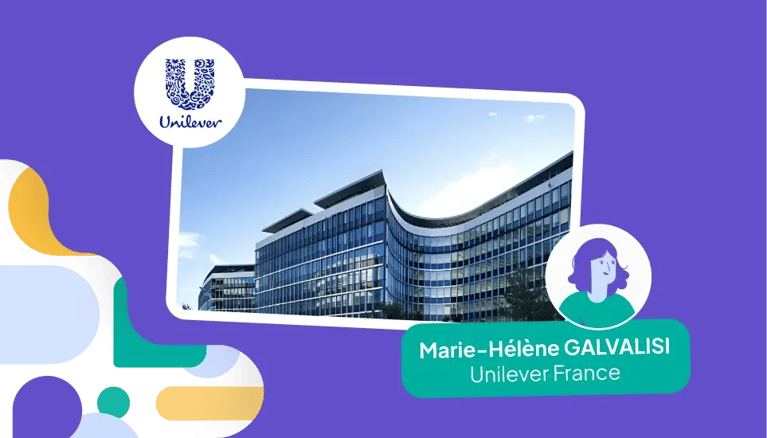 Interview de Marie-Hélène GALVALISI de Unilever France