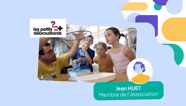 Interview de Jean Huet de l'association Les Petits Débrouillards